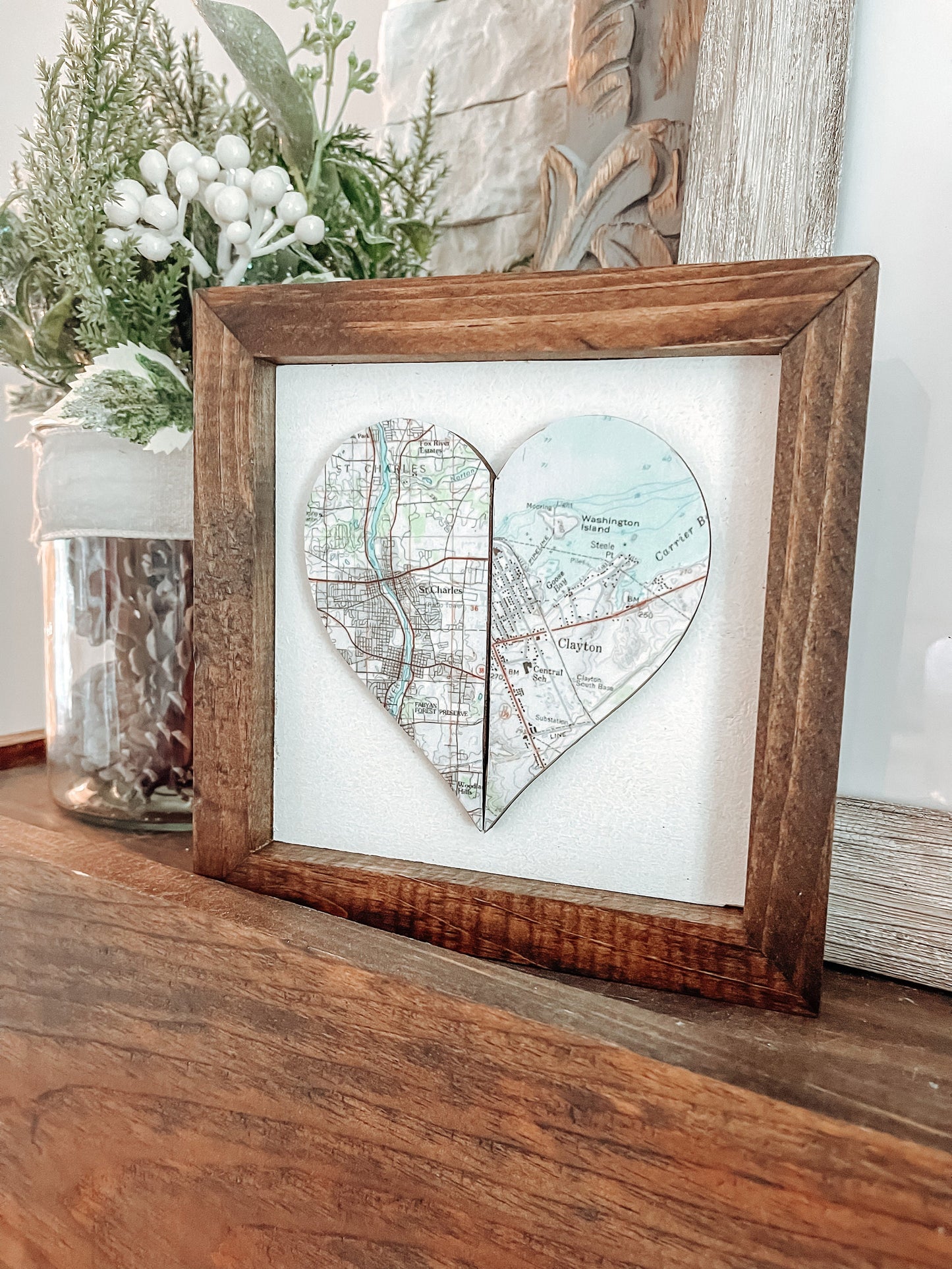 Personalized Heart Map with Two Maps