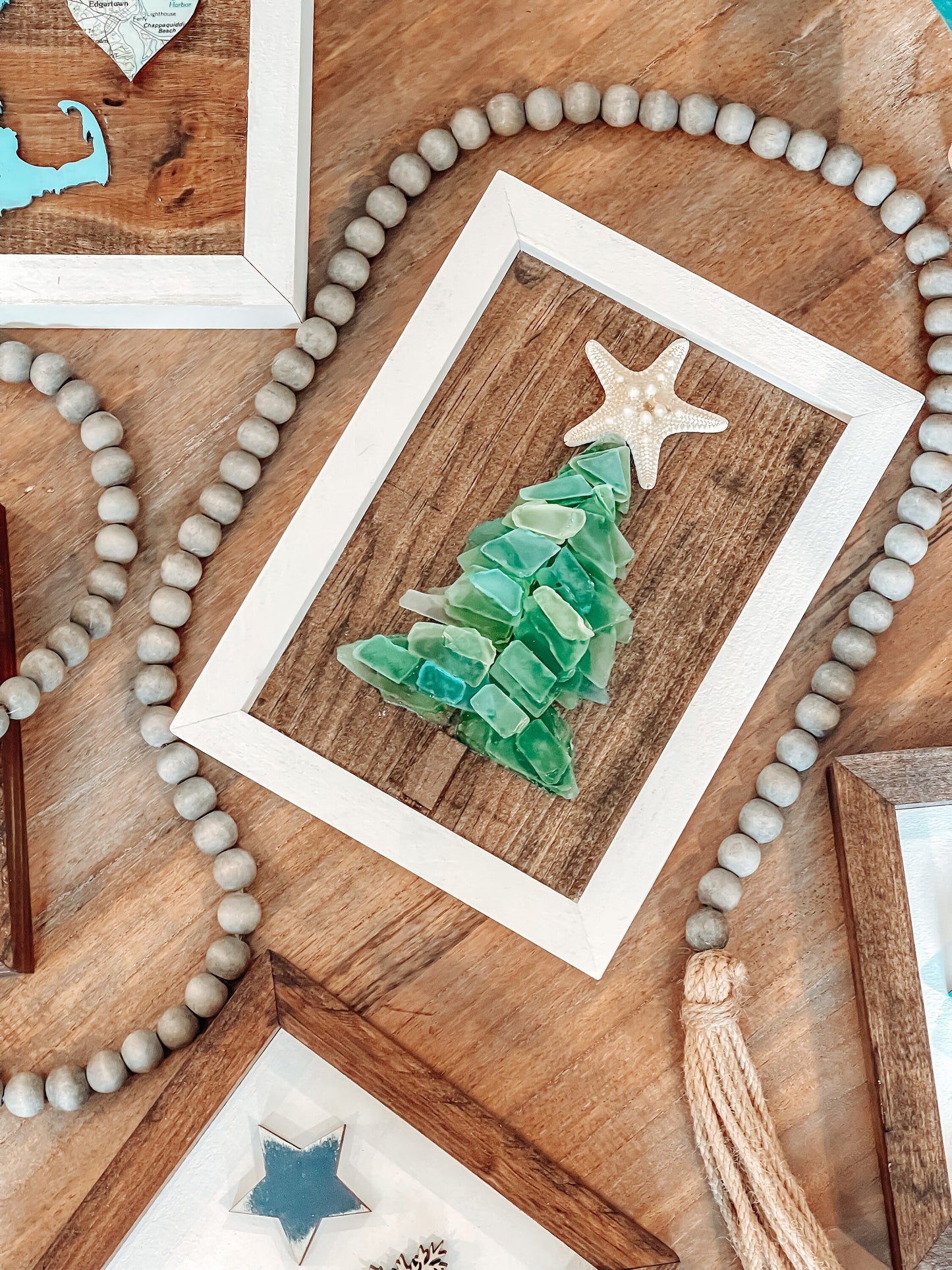 Seaglass Christmas Tree