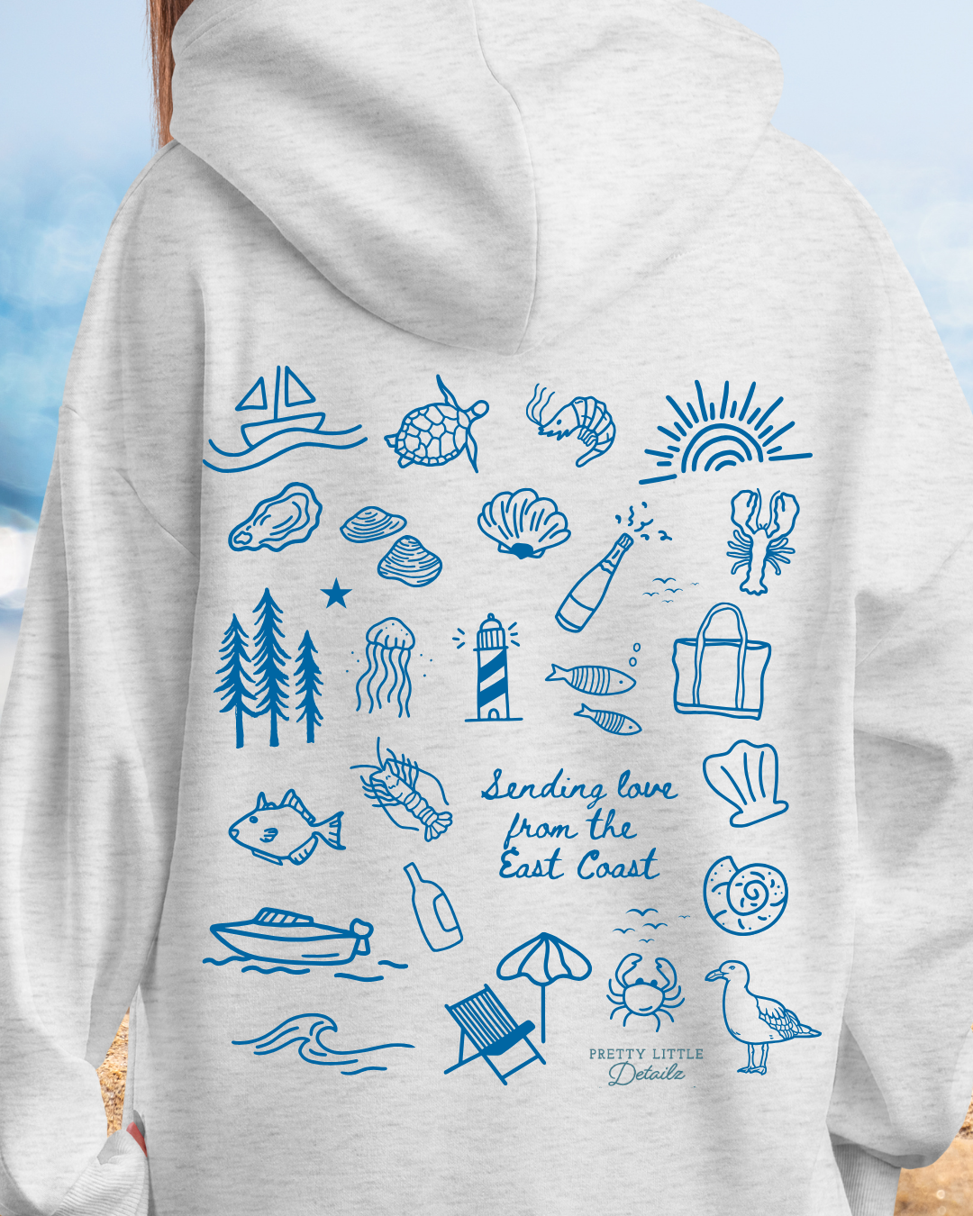 East Coast icons hoodie