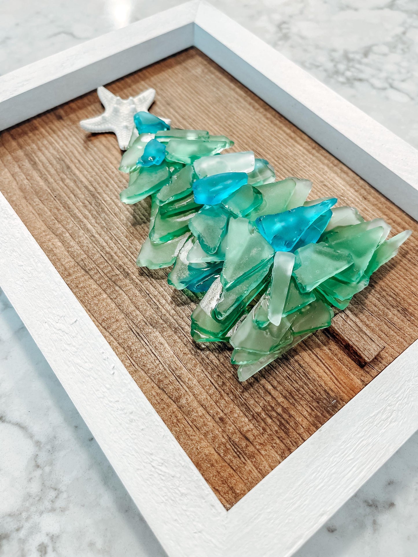 Seaglass Christmas Tree