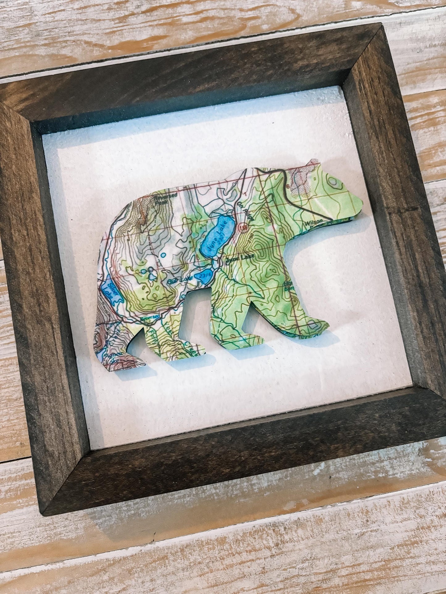 Custom Bear Shape Map