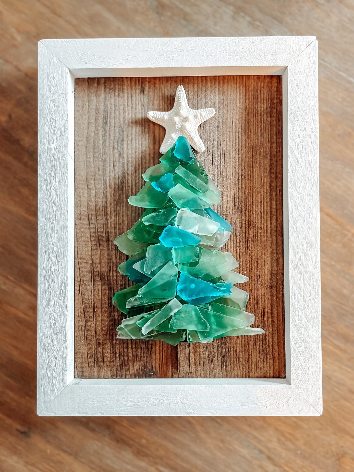 Seaglass Christmas Tree