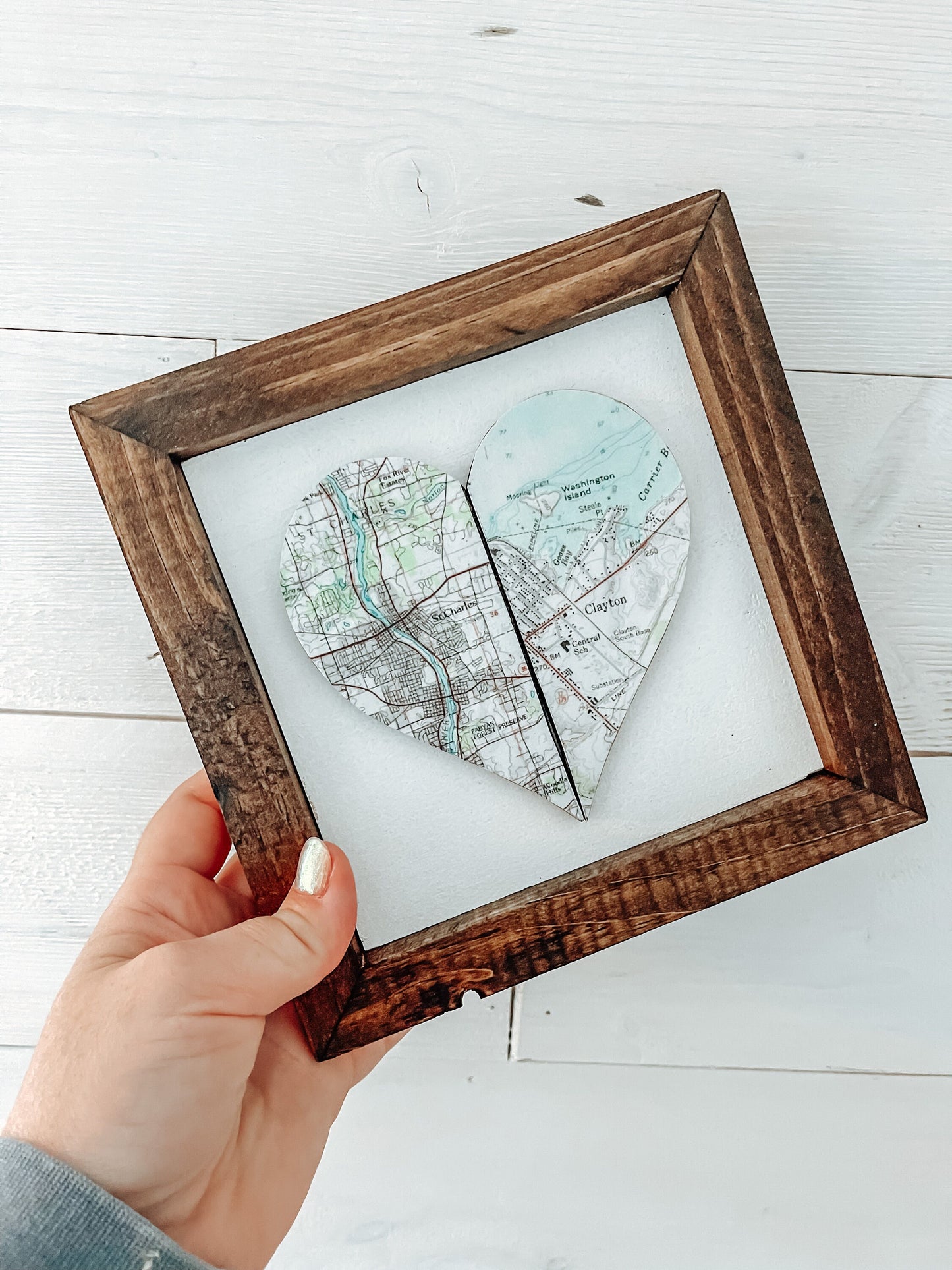 Personalized Heart Map with Two Maps