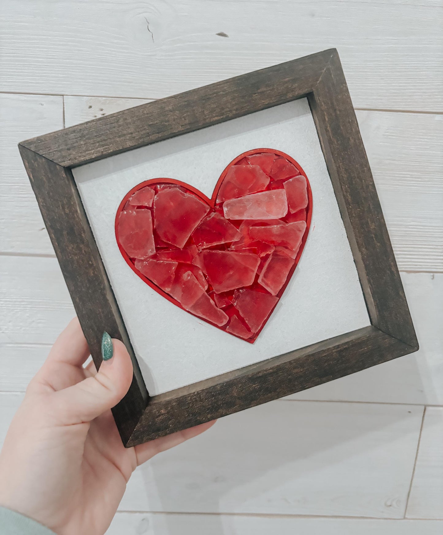 Seaglass Heart