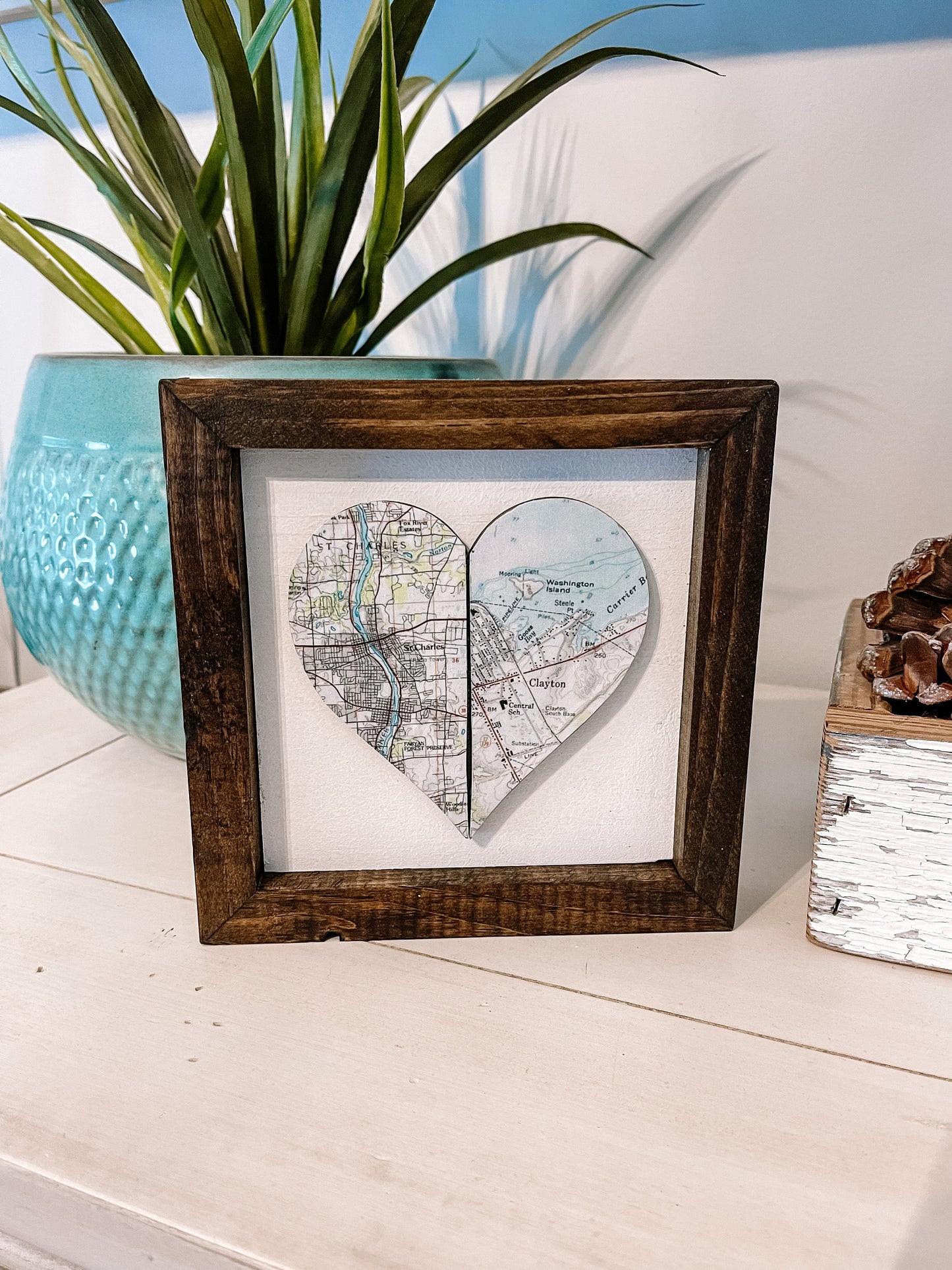 Personalized Heart Map with Two Maps