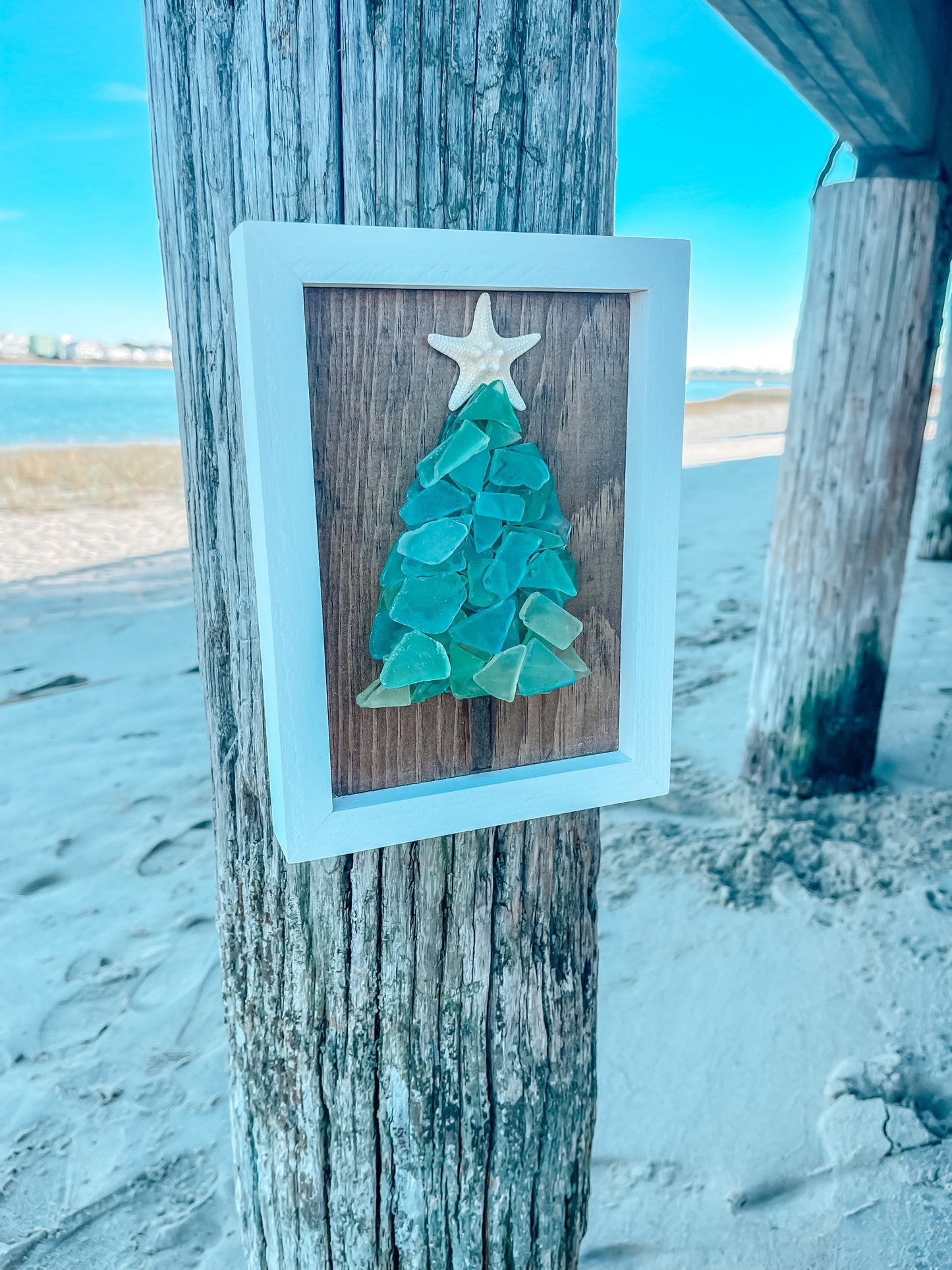 Seaglass Christmas Tree