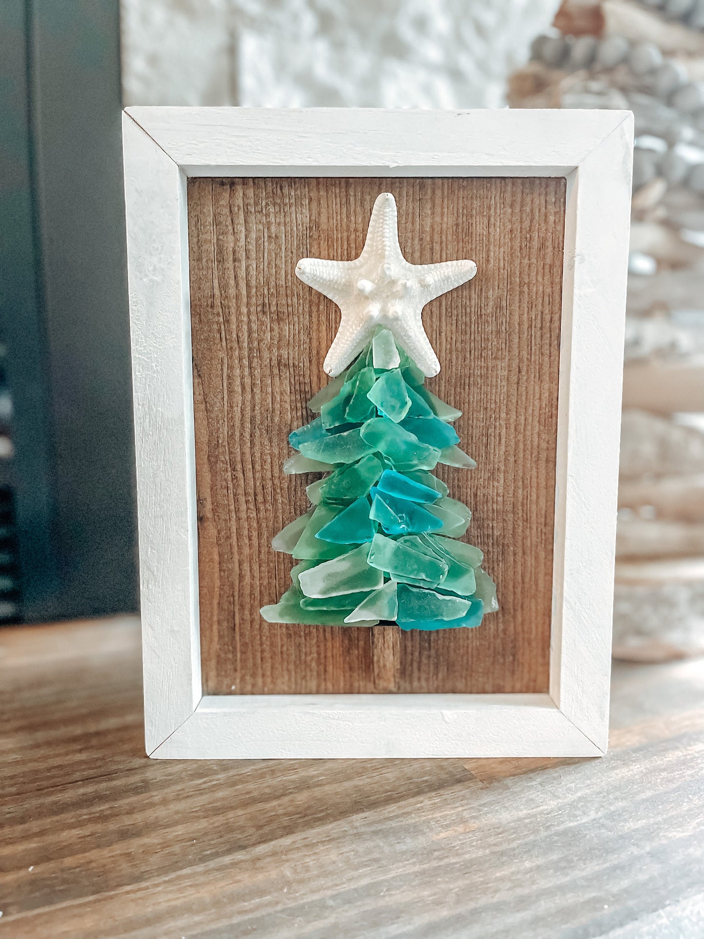 Seaglass Christmas Tree