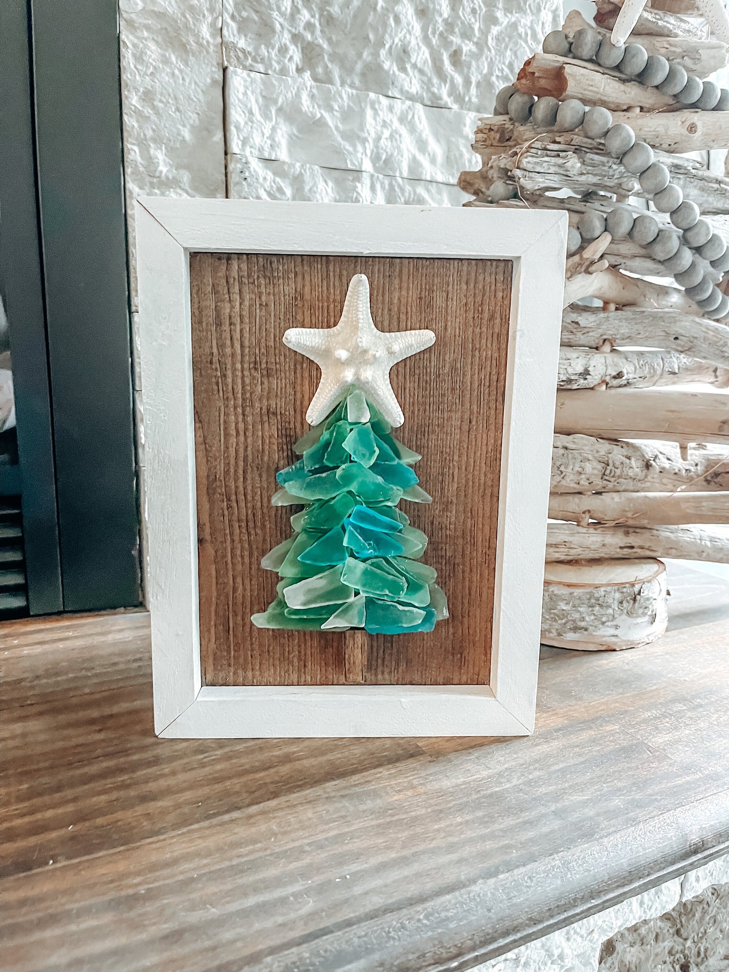 Seaglass Christmas Tree