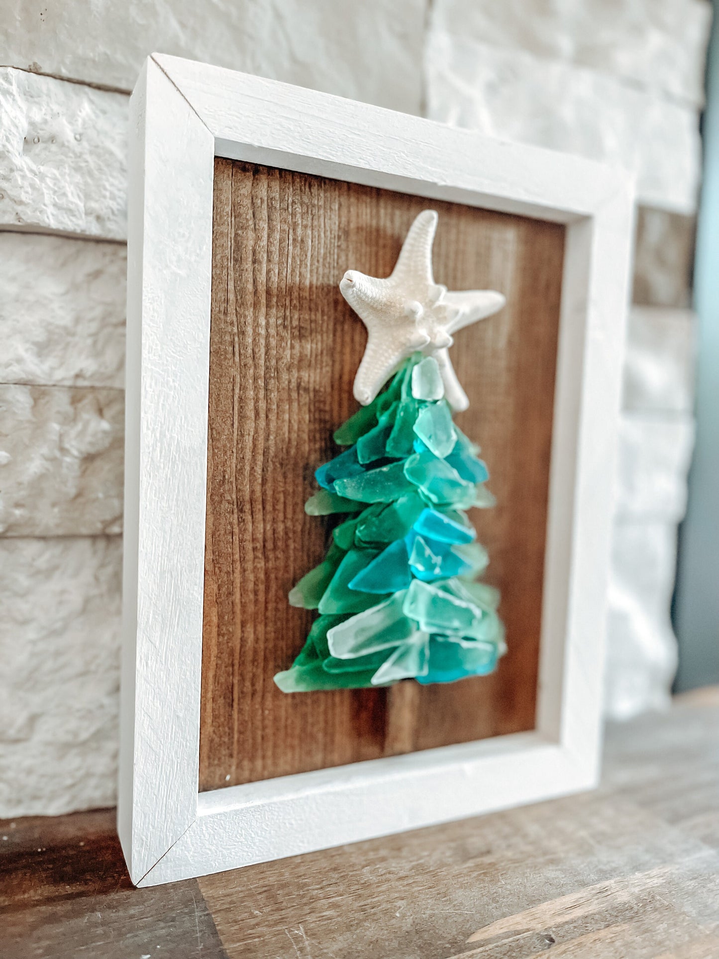 Seaglass Christmas Tree