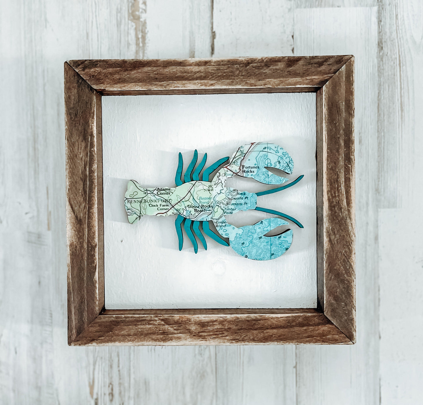 Lobster Framed Maps