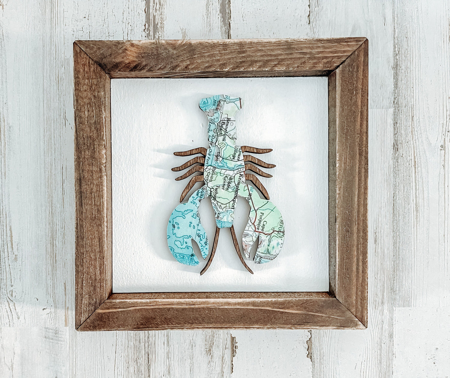 Lobster Framed Maps