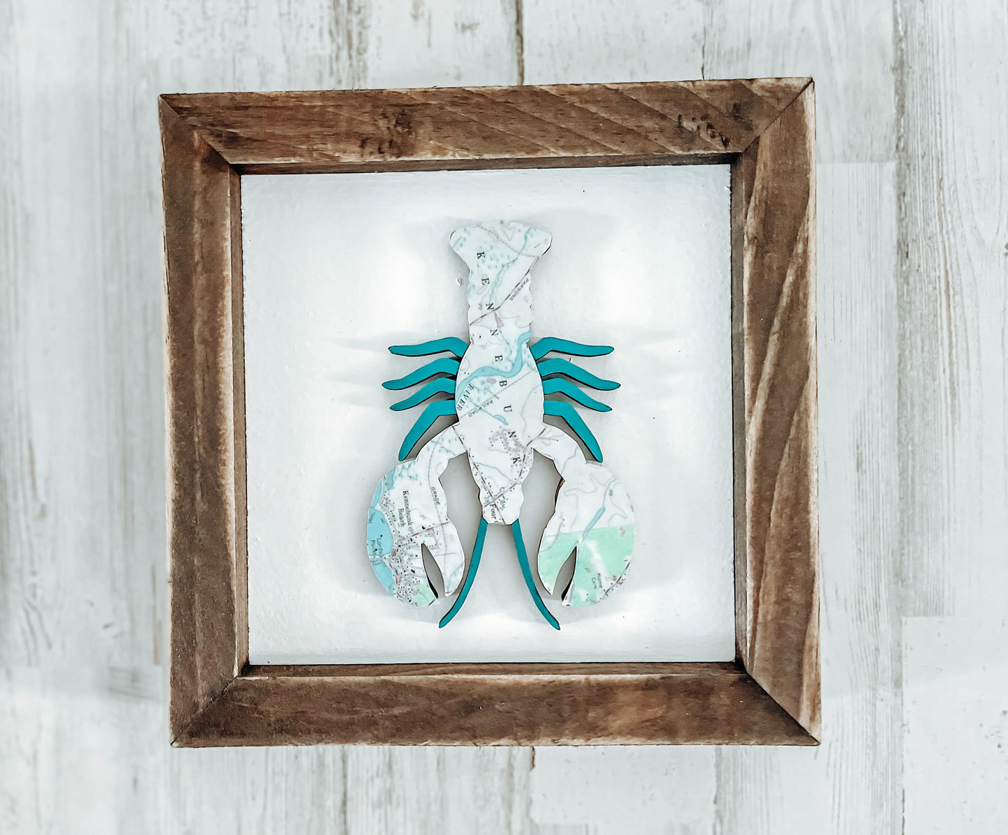 Lobster Framed Maps