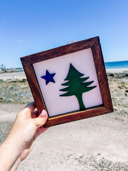 Original Maine 1901 Flag
