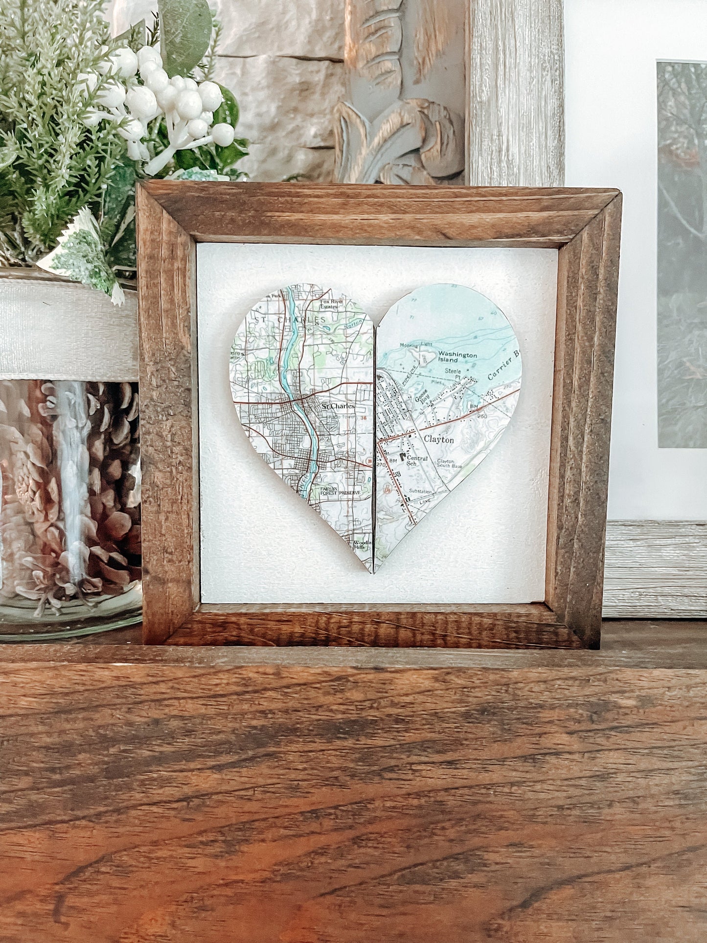 Personalized Heart Map with Two Maps