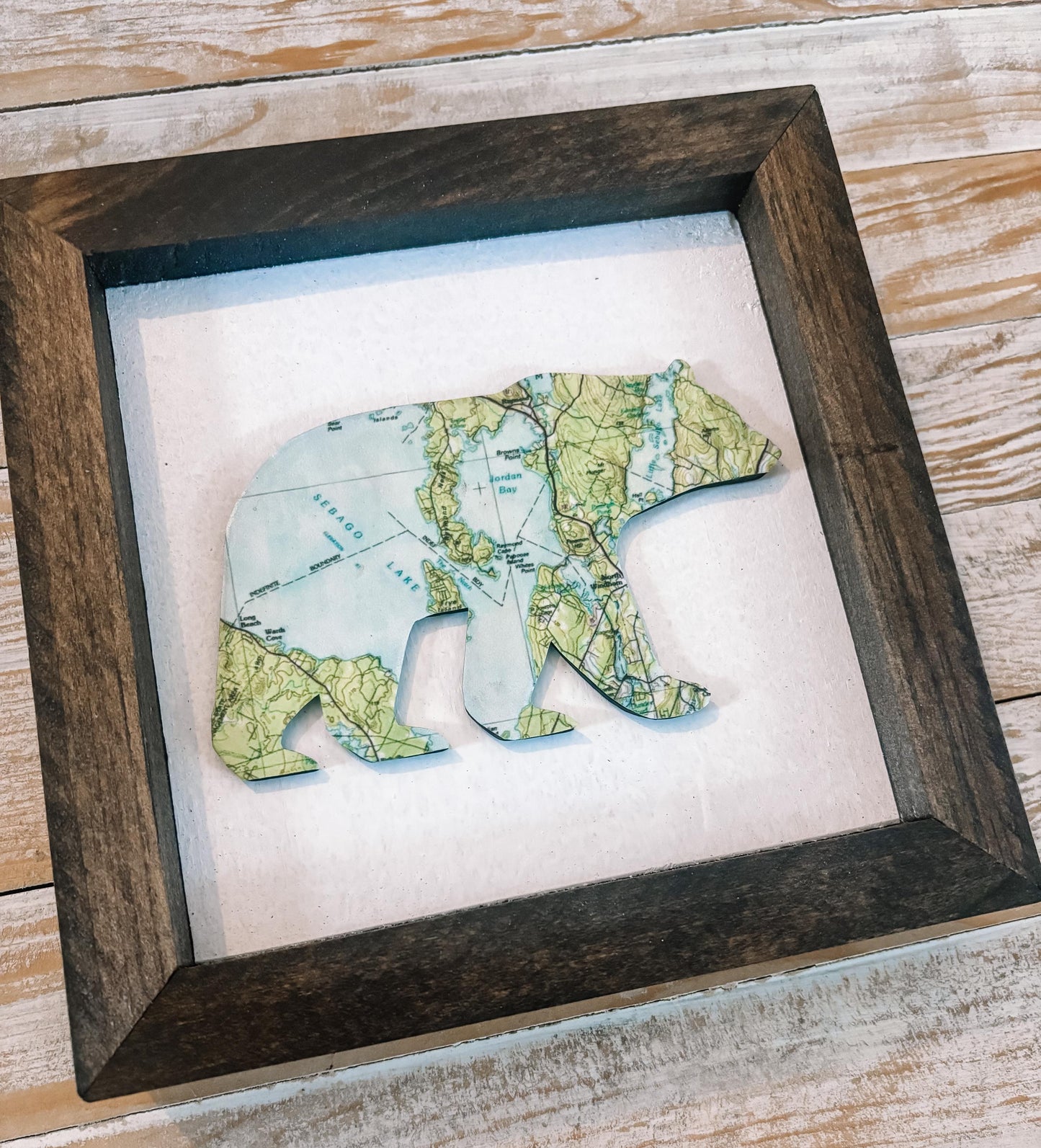 Custom Bear Shape Map