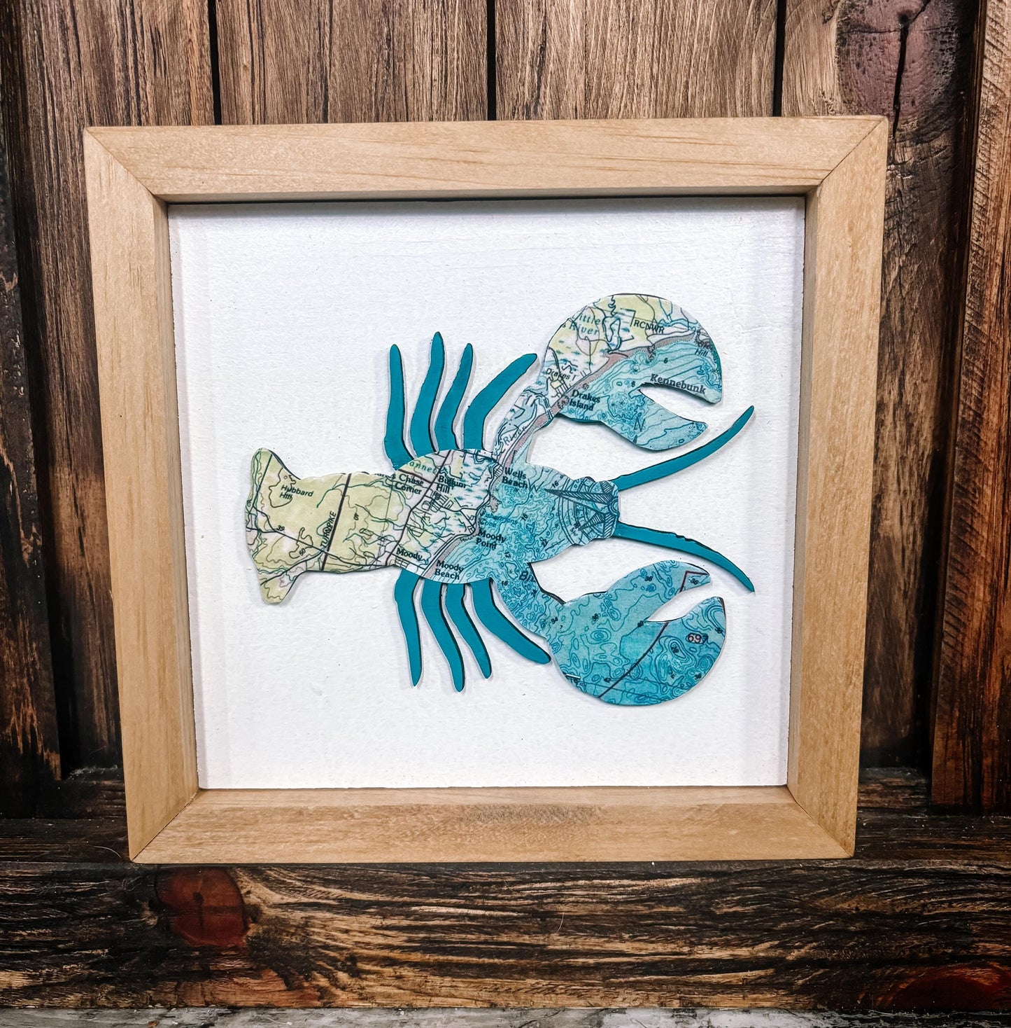 Lobster Framed Maps