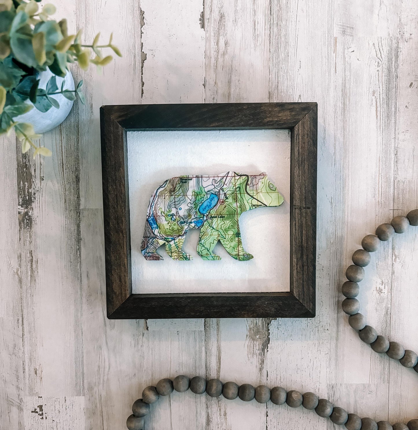 Custom Bear Shape Map