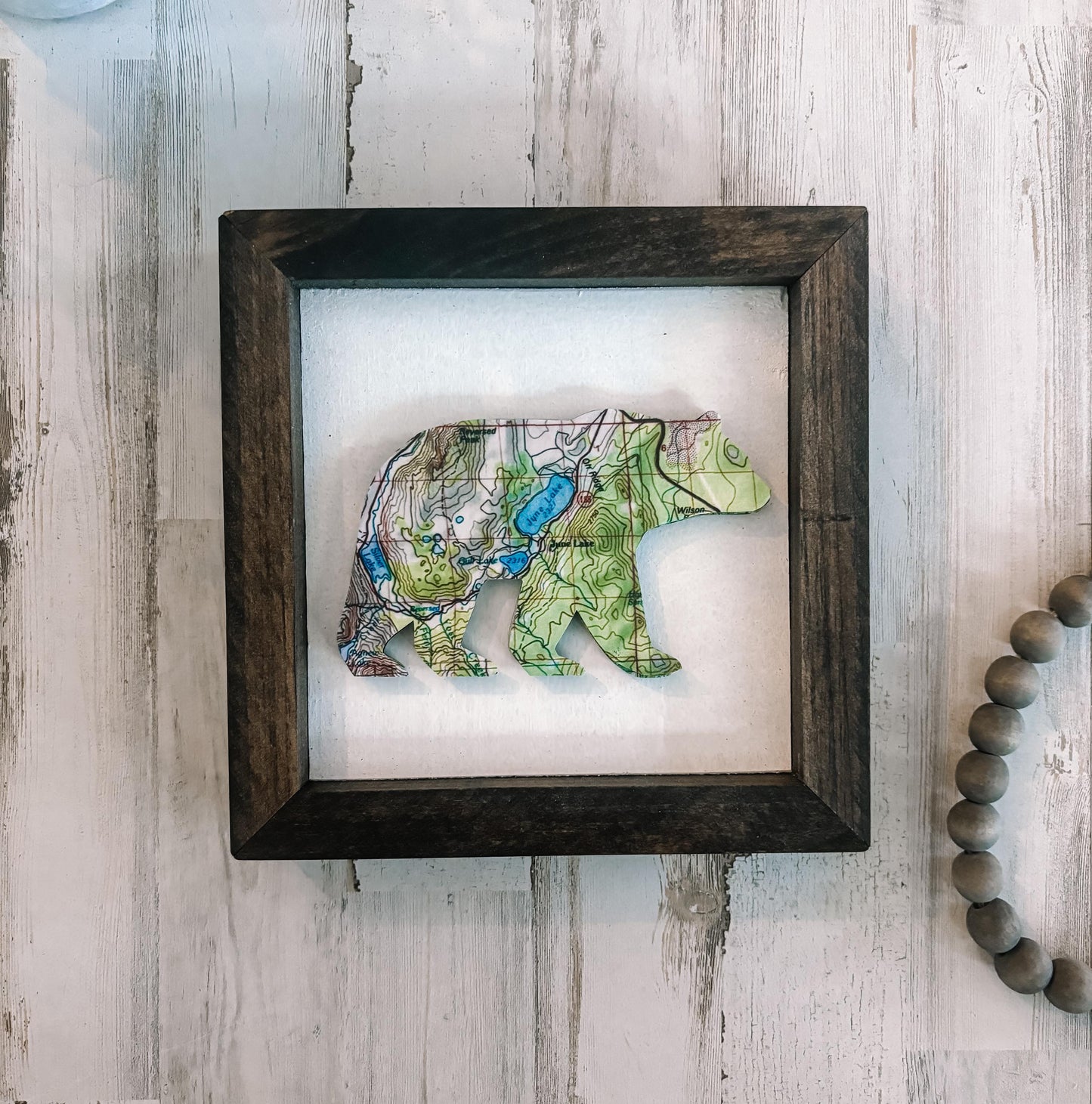 Custom Bear Shape Map