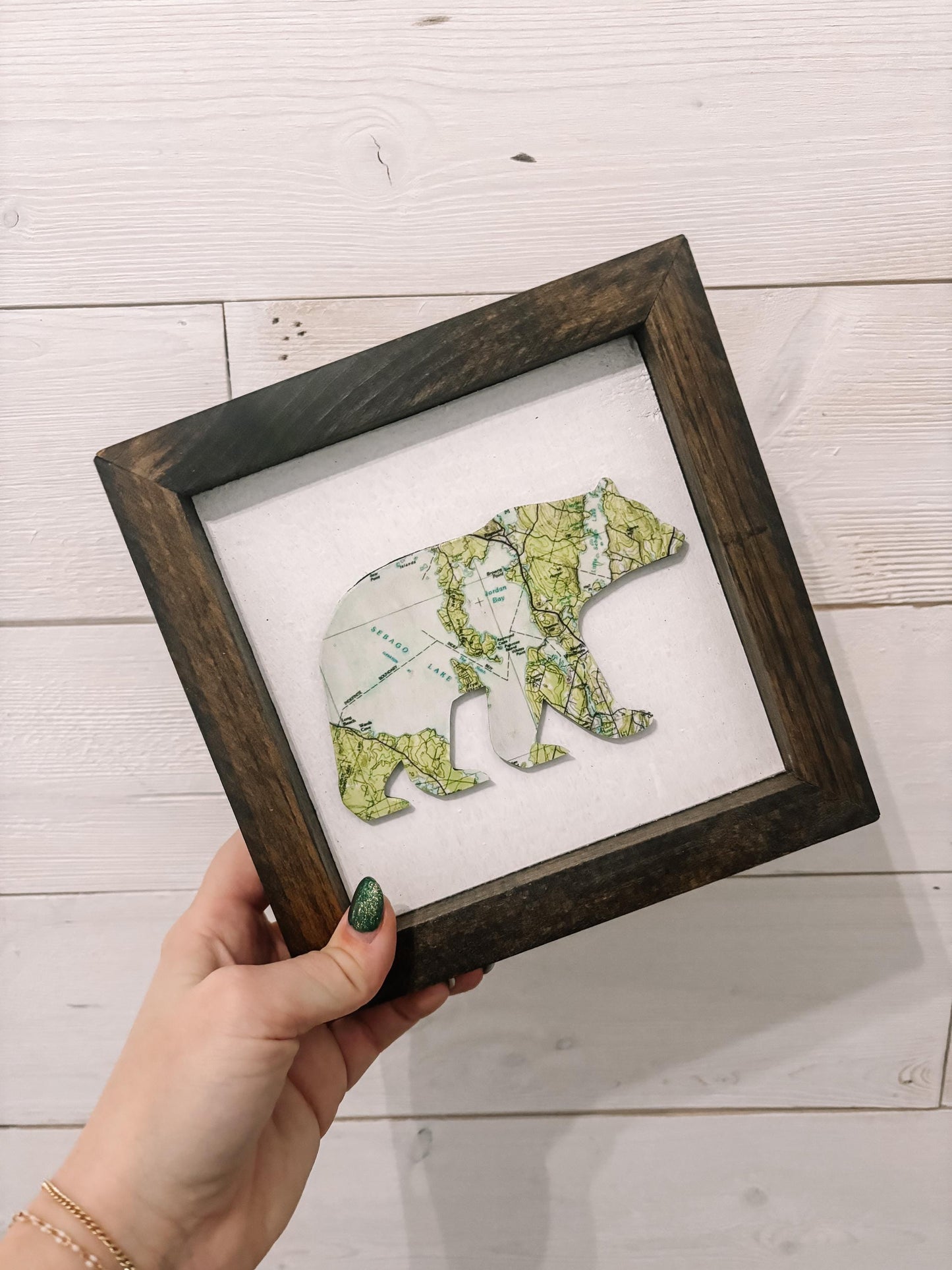 Custom Bear Shape Map